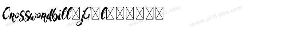 Crosswordbill-jG9l字体转换