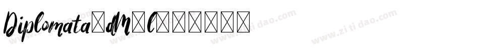 Diplomata-dM9l字体转换