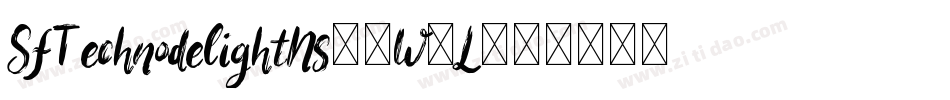 SfTechnodelightNs-5W9L字体转换