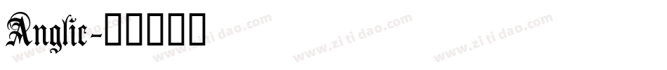 Anglic字体转换