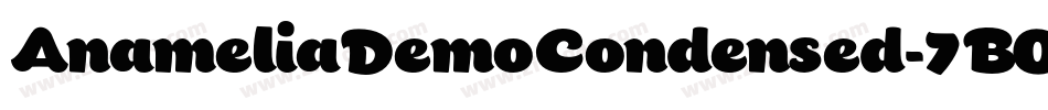 AnameliaDemoCondensed-7BOvA字体转换