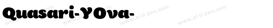 Quasari-YOva字体转换