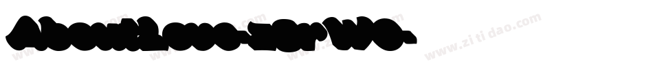 AboutLove-z8rW0字体转换