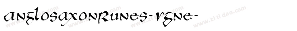 AnglosaxonRunes-VGne字体转换