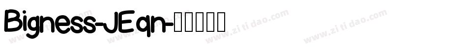 Bigness-JEqn字体转换