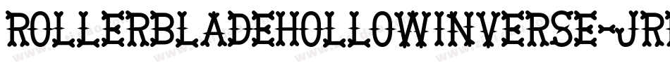 RollerBladeHollowInverse-JRRlx字体转换