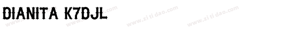Dianita-K7dJl字体转换