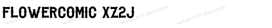 Flowercomic-XZ2j字体转换