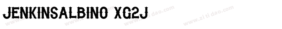 JenkinsAlbino-XG2j字体转换