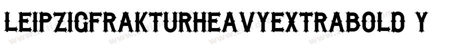 LeipzigFrakturHeavyExtrabold-YM2j字体转换