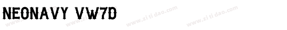 NeoNavy-vw7D字体转换