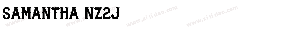 Samantha-nz2J字体转换