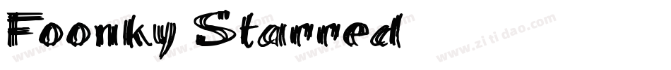 Foonky-Starred字体转换
