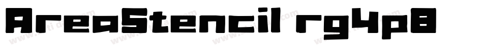 AreaStencil-rg4p8字体转换