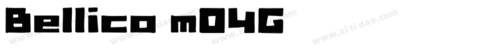 Bellico-mO4G字体转换