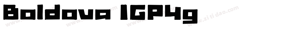 Boldova-1GP4g字体转换