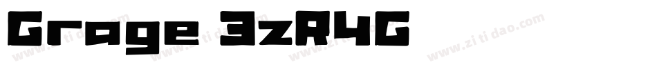 Grage-3zR4G字体转换 Grage-3zR4G字体转换