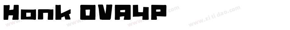 Honk-OVA4P字体转换