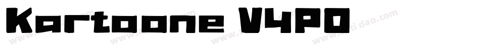 Kartoone-V4P0字体转换