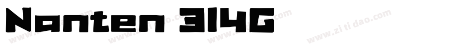 Nanten-3l4G字体转换 Nanten-3l4G字体转换