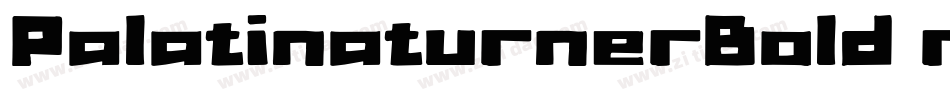 PalatinaturnerBold-r4g9字体转换 PalatinaturnerBold-r4g9字体转换