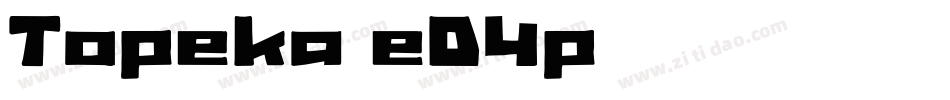 Topeka-eD4p字体转换