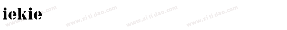 iekie字体转换