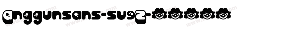 Anggunsans-5v9Z字体转换