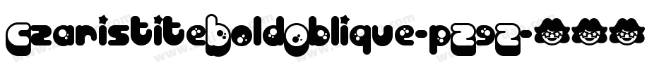 CzaristiteBoldOblique-pZ9Z字体转换