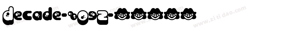 Decade-8O9Z字体转换