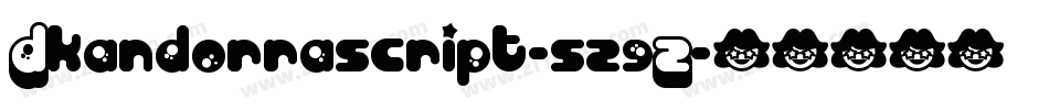 Dkandorrascript-5z9Z字体转换