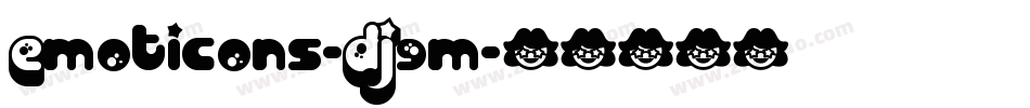 Emoticons-DJ9m字体转换