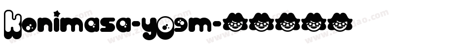 Konimasa-yO9m字体转换 Konimasa-yO9m字体转换