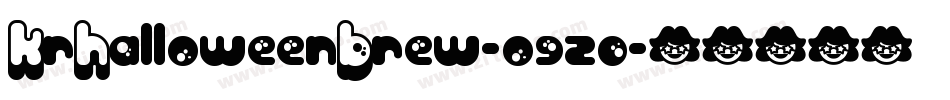 KrHalloweenBrew-o9z0字体转换 KrHalloweenBrew-o9z0字体转换