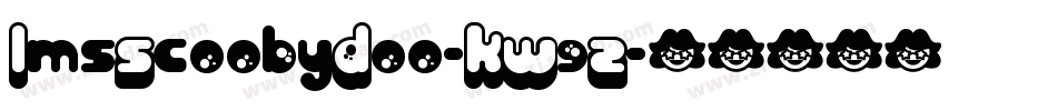 LmsScoobyDoo-KW9Z字体转换