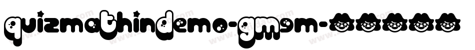 QuizmaThinDemo-GM9m字体转换