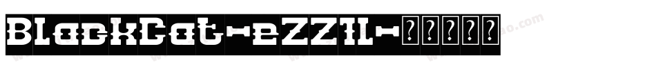 BlackCat-eZZ1l字体转换 BlackCat-eZZ1l字体转换