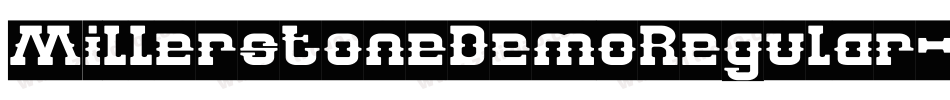 MillerstoneDemoRegular-r1l8字体转换