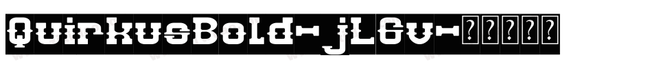 QuirkusBold-jL6v字体转换