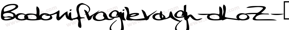 Bodonifragilerough-dLoZ字体转换