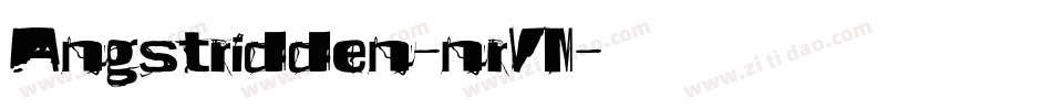 Angstridden-nrVM字体转换