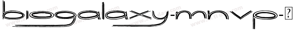 Biogalaxy-mnVP字体转换