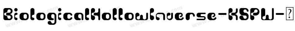 BiologicalHollowInverse-K5PW字体转换