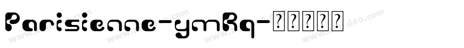 Parisienne-ymRq字体转换