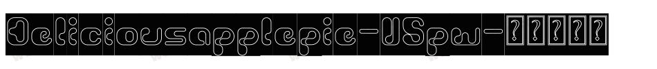 Deliciousapplepie-V5pw字体转换