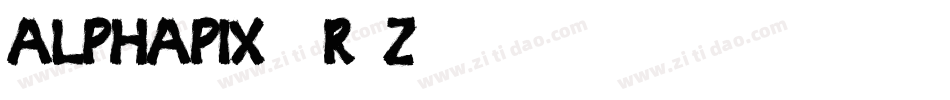 Alphapix-8r2z字体转换 Alphapix-8r2z字体转换