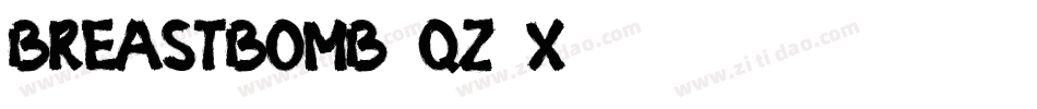 Breastbomb-qZ2x字体转换