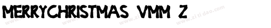 MerryChristmas-vmm2Z字体转换