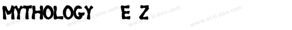 Mythology1-8e2z字体转换
