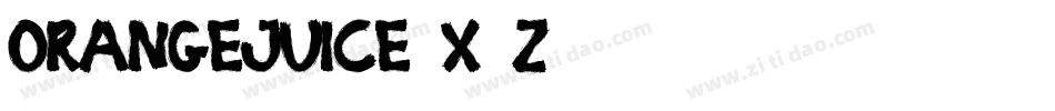 OrangeJuice-X2z9字体转换